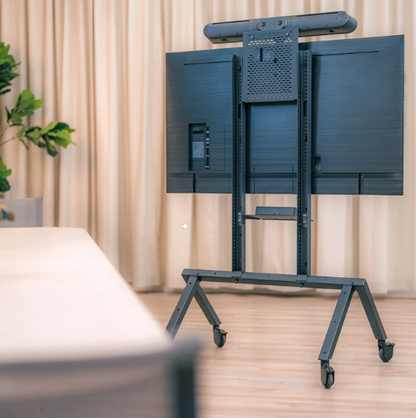 Heckler AV Cart For Logitech Rally Bar - Black - H730-BG