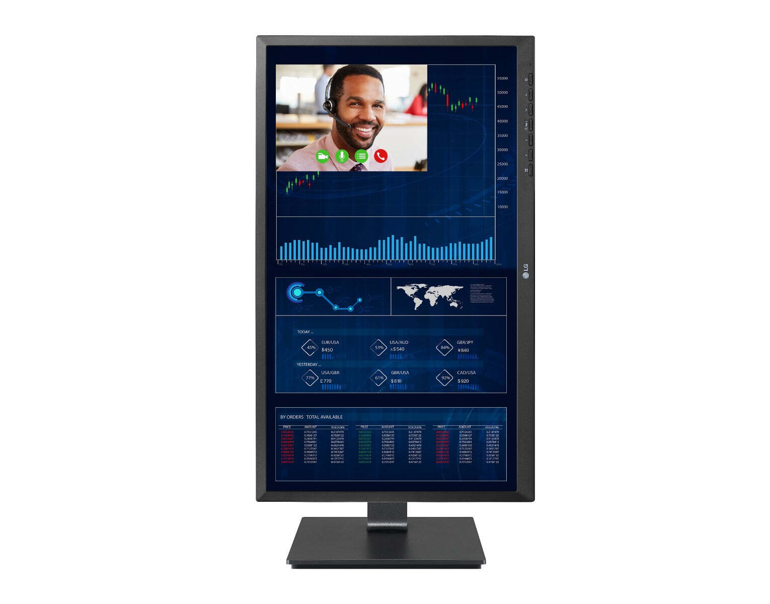 LG Thin Client All-in-One - No OS - 24CQ650N-6N 4GB/16GB
