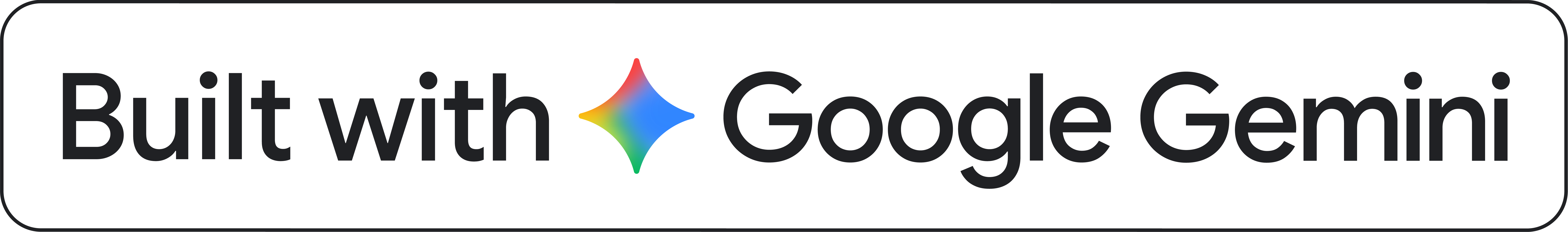Built with Google Gemini
