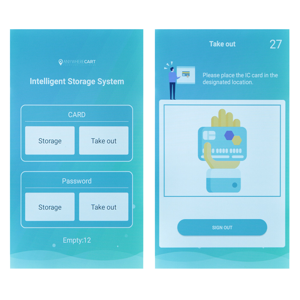 Anywhere Cart AC-LOCKER-24-RFID Charging Locker (24 unit capacity)